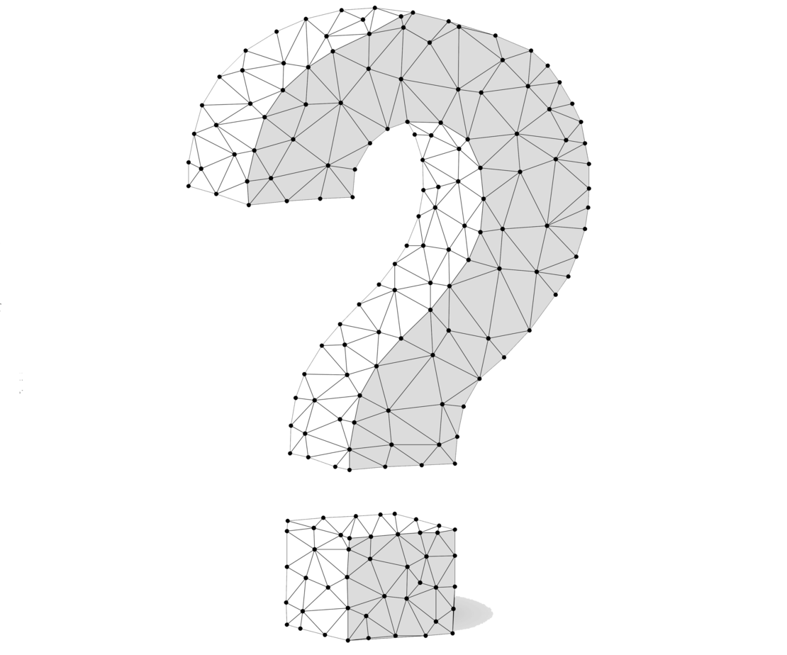 Question mark as a symbol for open questions in IT Monitoring Service & Assurance Consulting